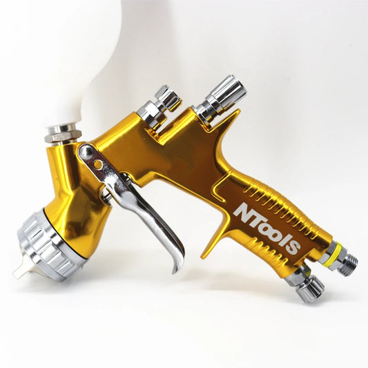 Pistola de Pintura Profissional 1.3 Modelo Ntools Gold High