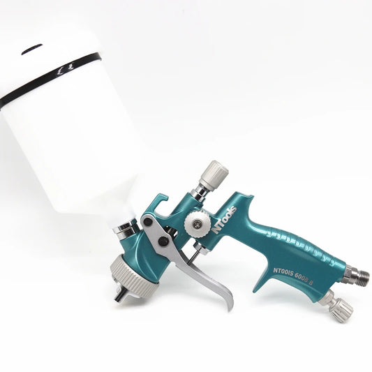 Pistola de Pintura Profissional Modelo NTools 6008B 1.3. 1.7 2.0 Azul